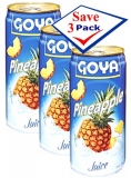 Goya Pineapple Juice 9.6 Oz Pack of 3